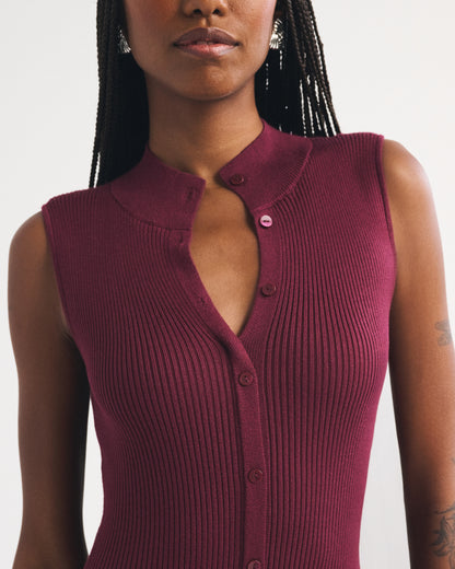 Abercrombie Mock Neck Midi Sweater Dress