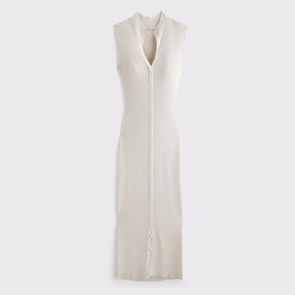 Abercrombie Mock Neck Midi Sweater Dress
