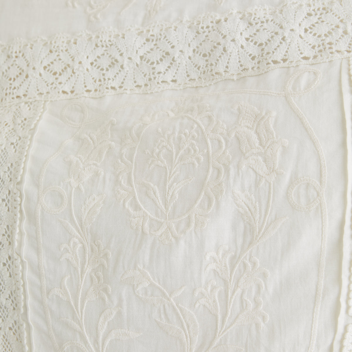 Abercrombie 100% Cotton Lace-Trim Slash Midi Dress