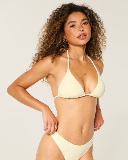 Hollister Waffle Triangle Bikini Top