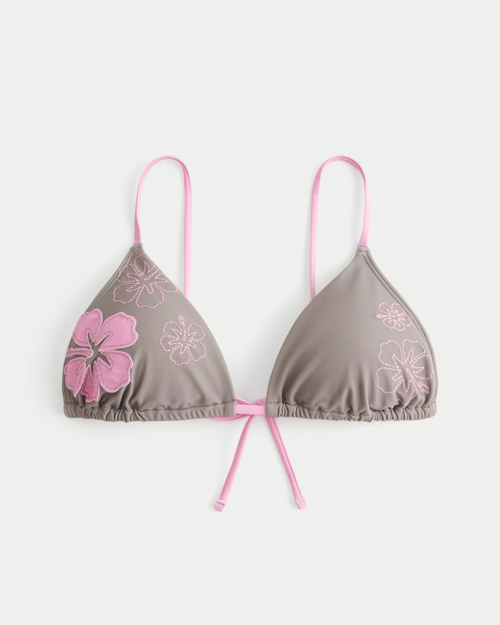 Hollister Applique Triangle Bikini Top