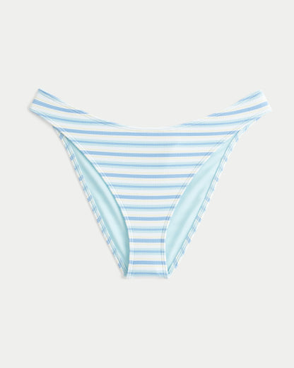 Hollister Waffle High-Leg Cheeky Bikini Bottom