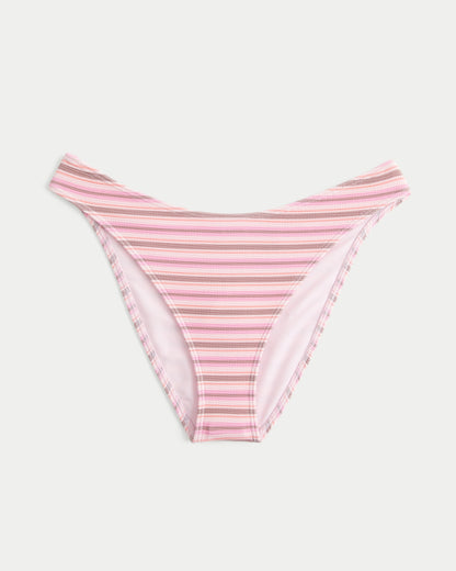 Hollister Waffle High-Leg Cheeky Bikini Bottom