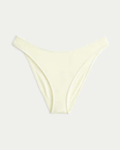 Hollister Waffle High-Leg Cheeky Bikini Bottom