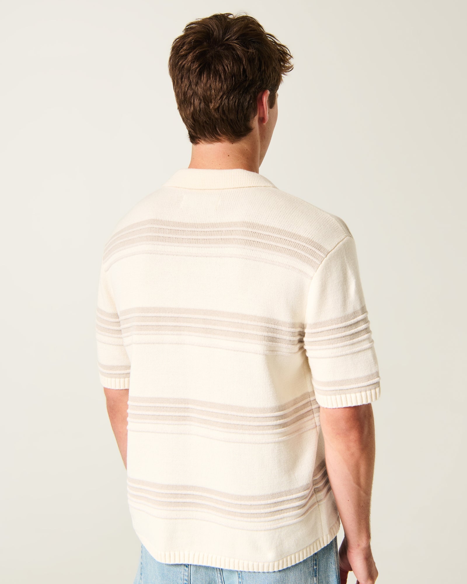 Hollister Boxy Sweater Polo