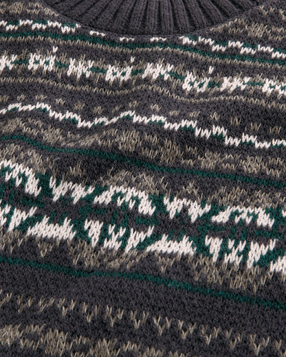 Hollister Boxy Washed Cable-Knit Crew Sweater