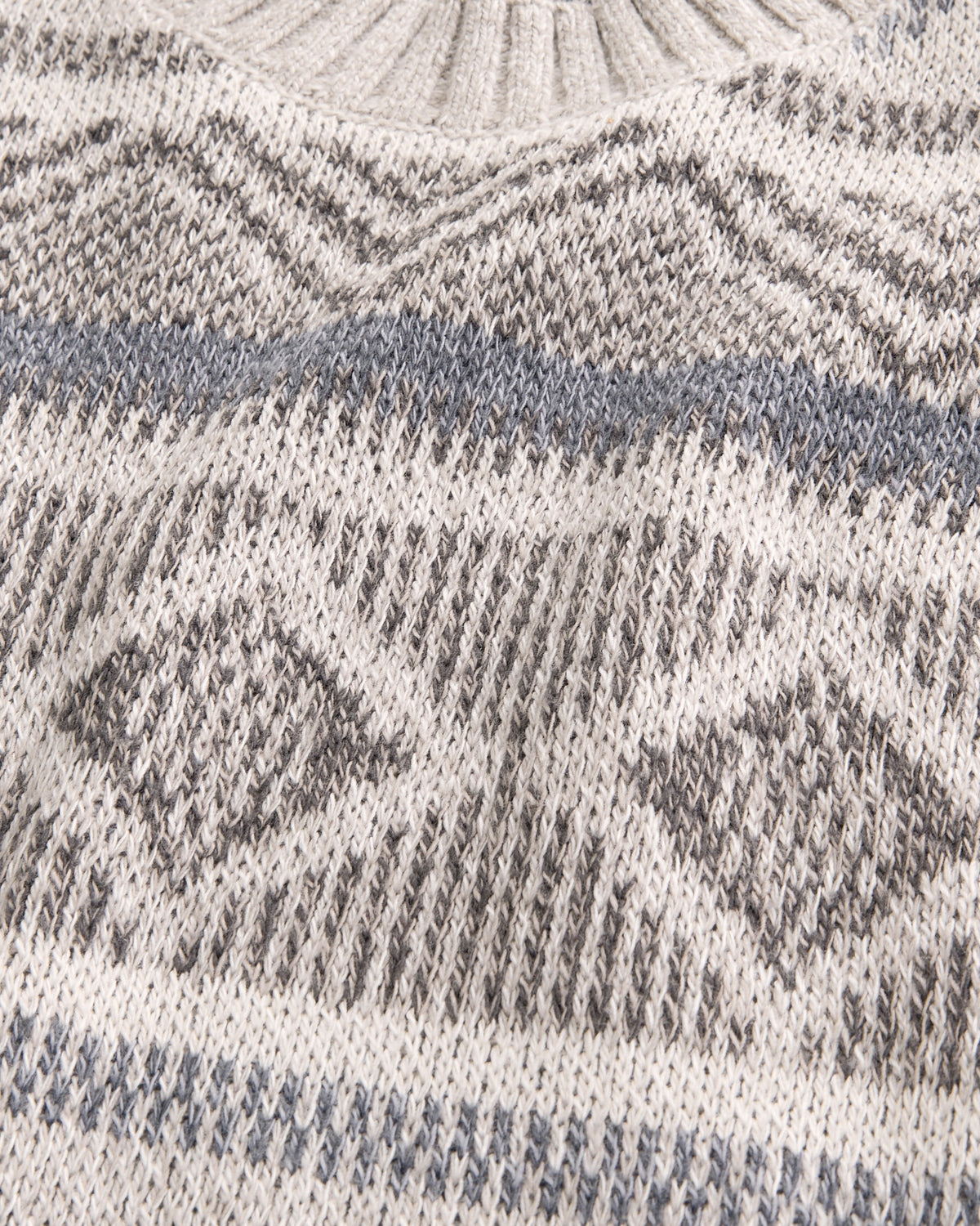 Hollister Boxy Washed Cable-Knit Crew Sweater