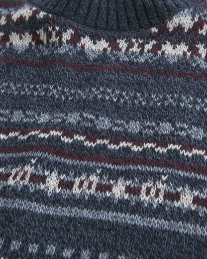 Hollister Boxy Washed Cable-Knit Crew Sweater