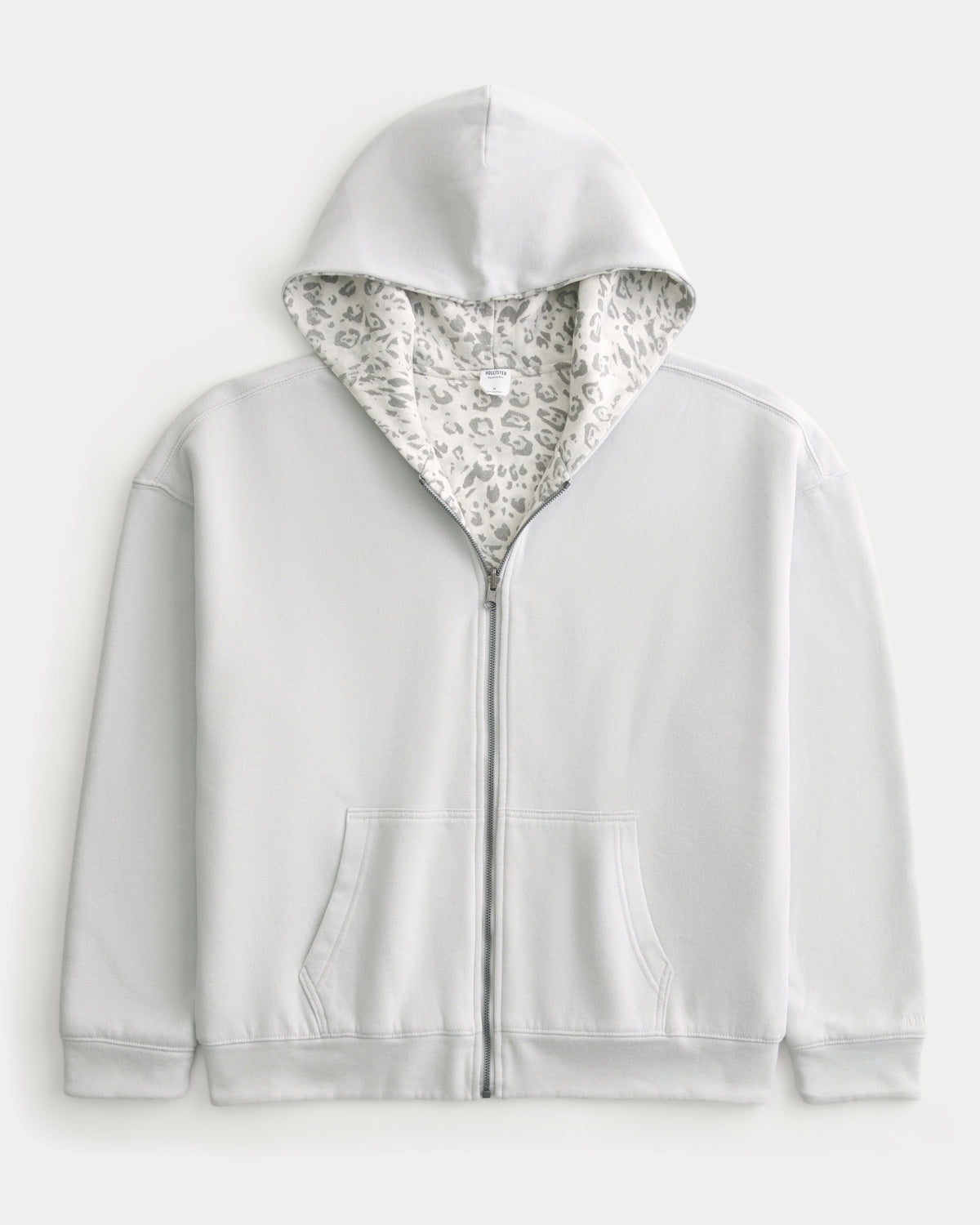 Hollister Boxy Reversible Zip-Up Hoodie