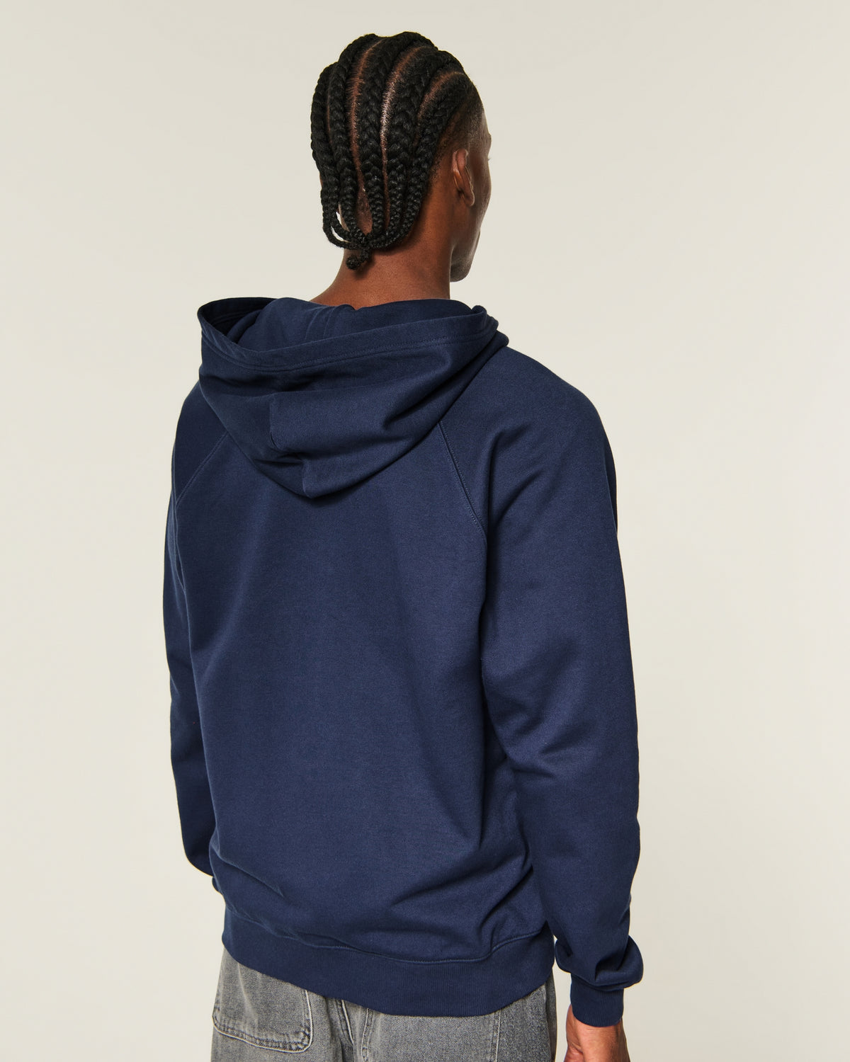 Hollister Boxy Terry Zip-Up Hoodie