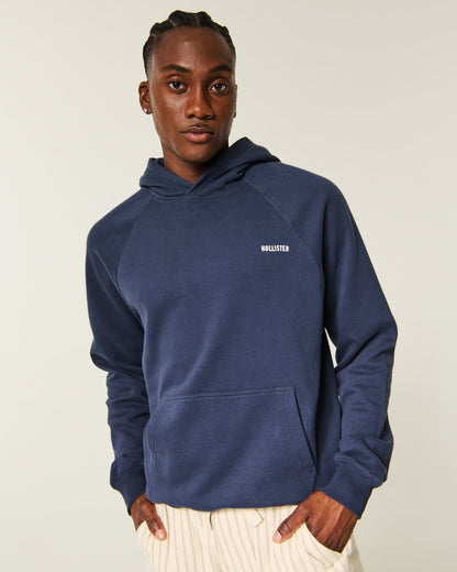 Hollister Boxy Logo Hoodie