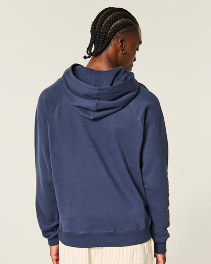 Hollister Boxy Logo Hoodie