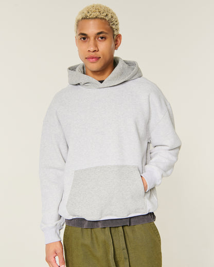 Hollister Boxy Two-Tone Hoodie