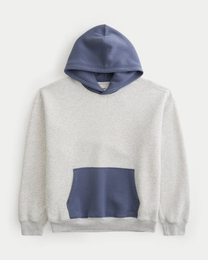 Hollister Boxy Two-Tone Hoodie