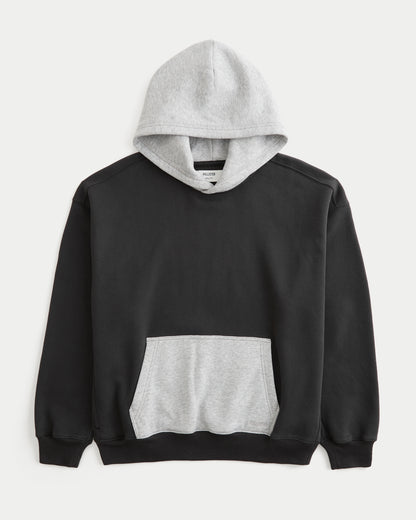 Hollister Boxy Two-Tone Hoodie
