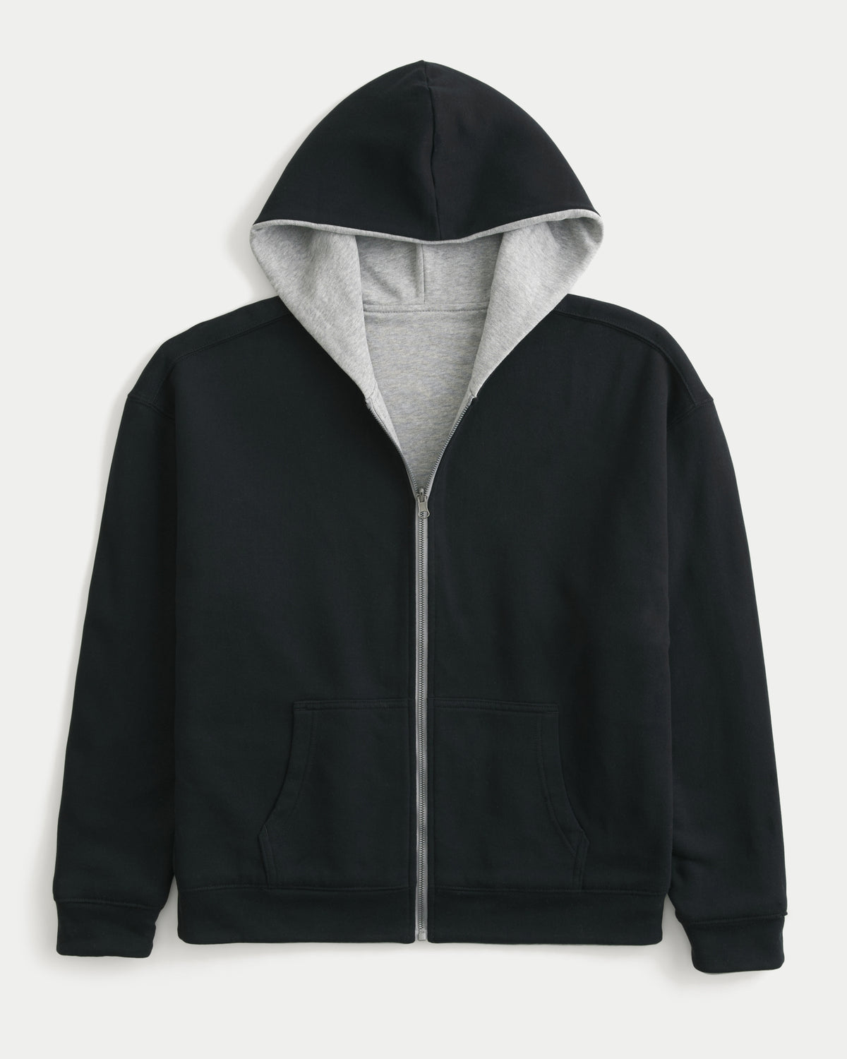 Hollister Boxy Reversible Zip-Up Hoodie