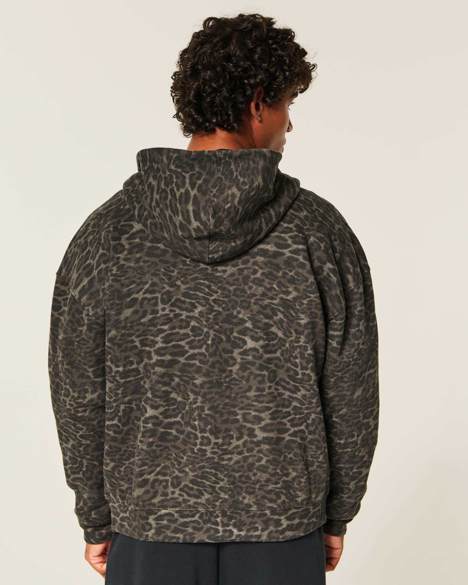 Hollister Boxy Reversible Zip-Up Hoodie