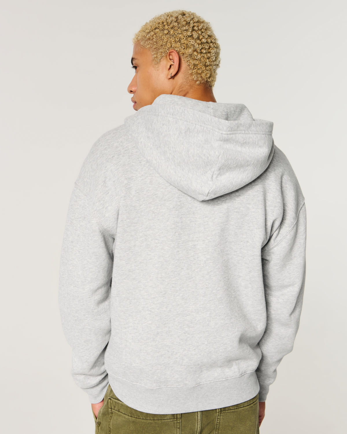 Hollister Boxy Zip-Up Hoodie