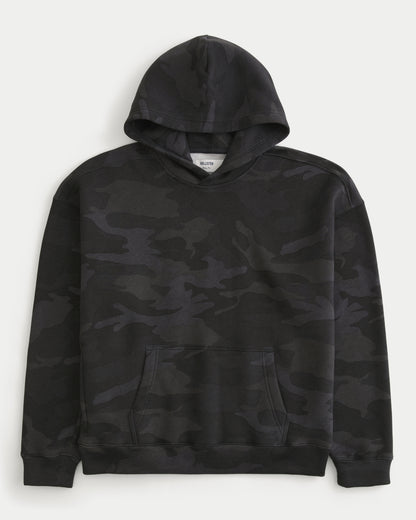 Hollister Boxy Camo Hoodie