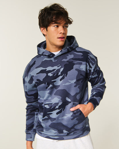 Hollister Boxy Camo Hoodie