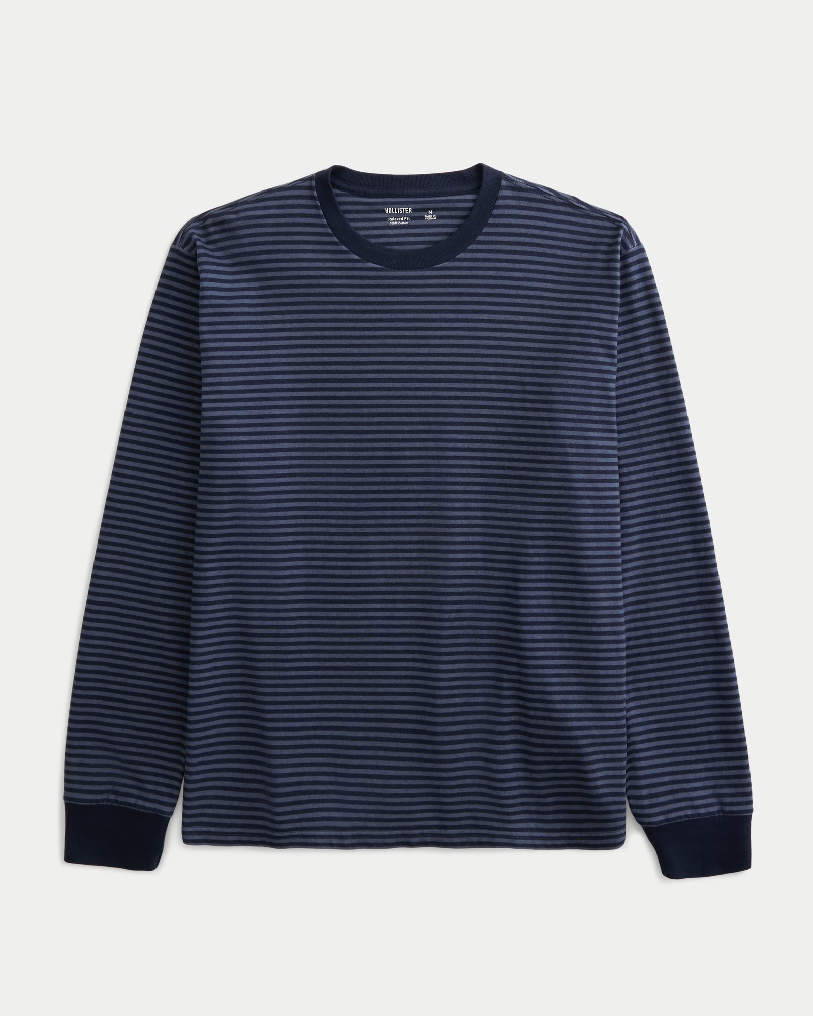 Hollister Relaxed Long-Sleeve Crew T-Shirt