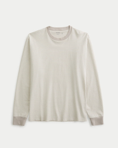 Hollister Relaxed Long-Sleeve Crew T-Shirt