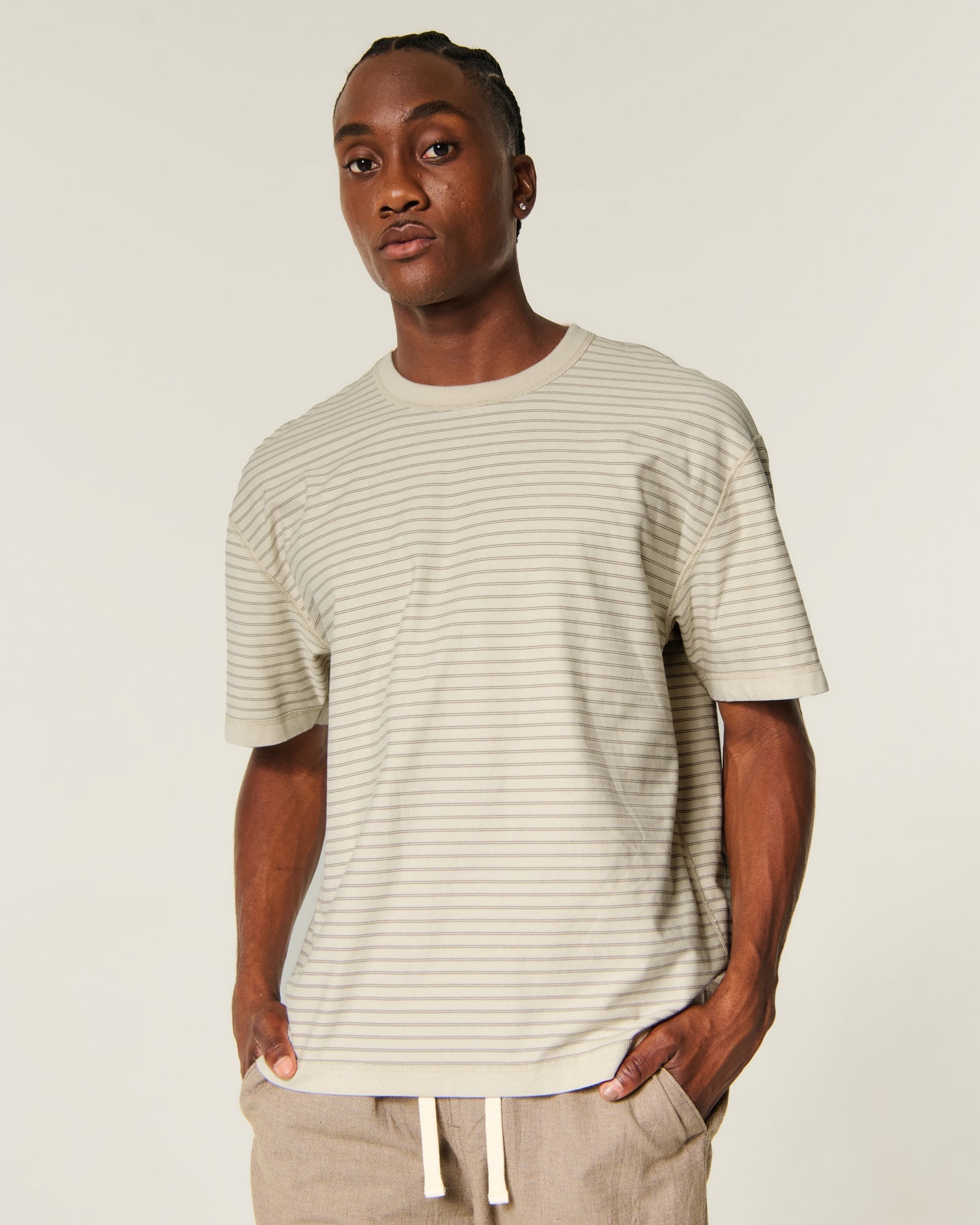 Hollister Reversible Cotton Crew Tee