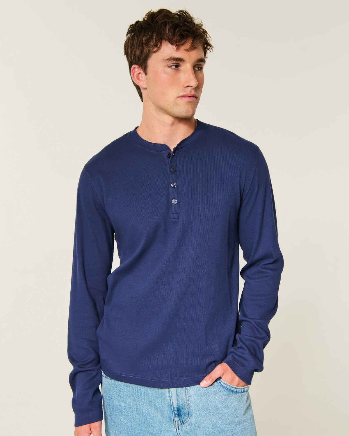 Hollister Rib Henley
