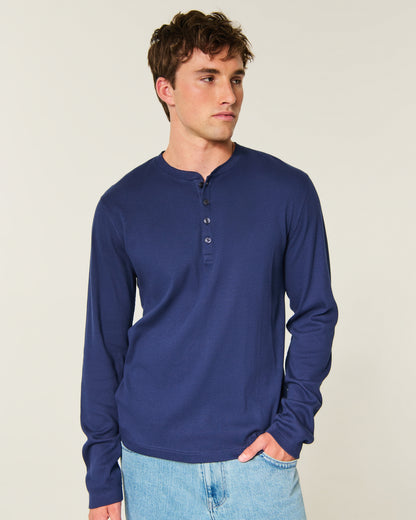Hollister Rib Henley