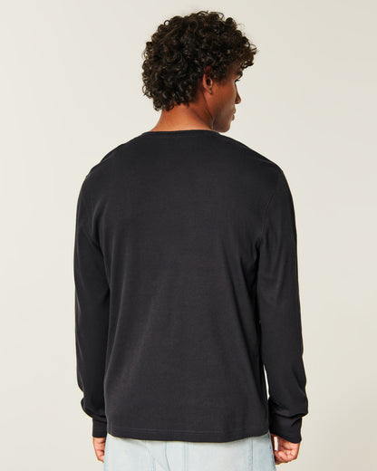 Hollister Rib Henley