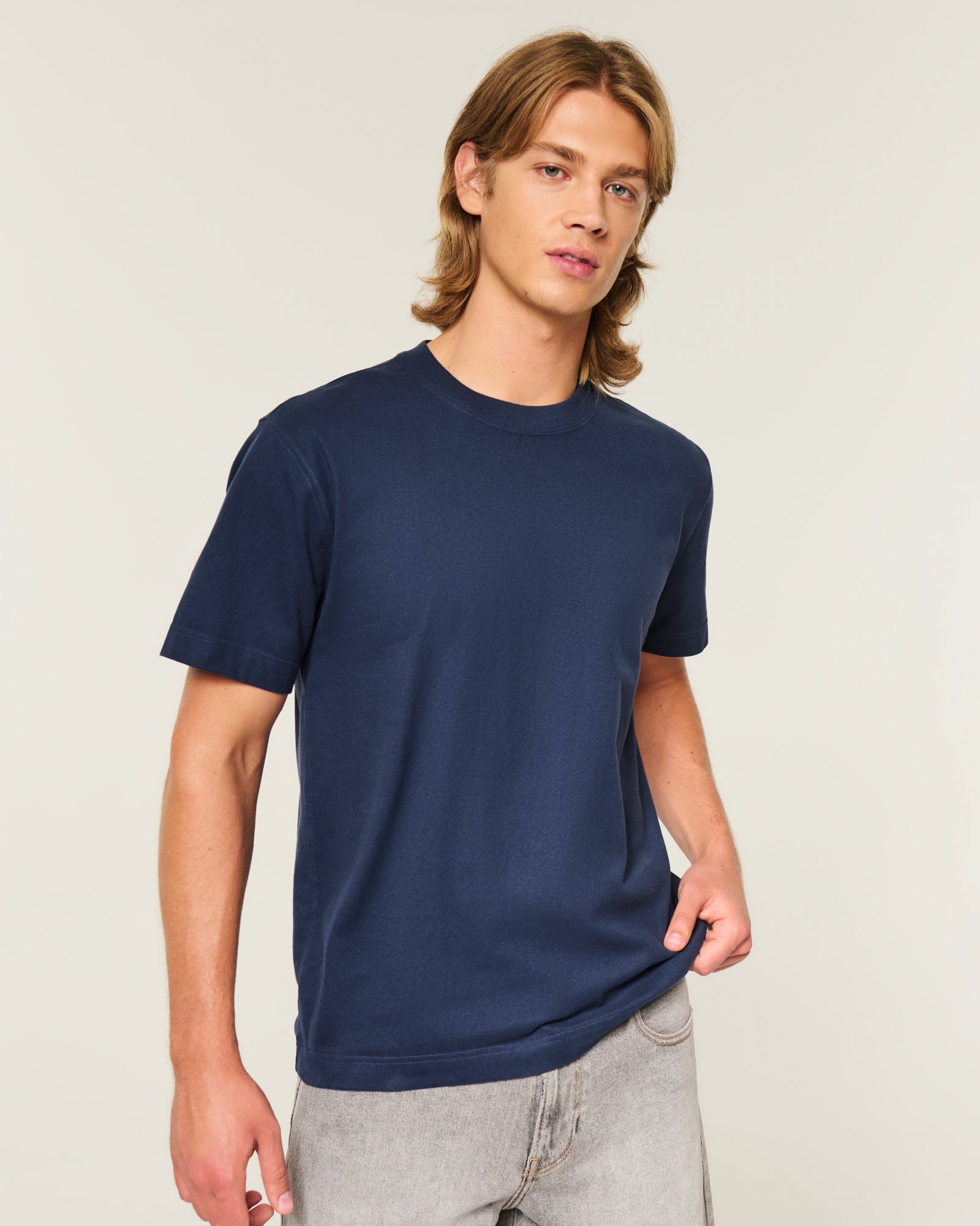 Hollister Relaxed Heavyweight Crew T-Shirt