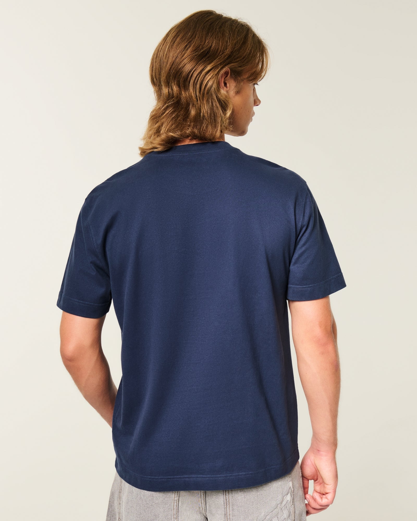 Hollister Relaxed Heavyweight Crew T-Shirt
