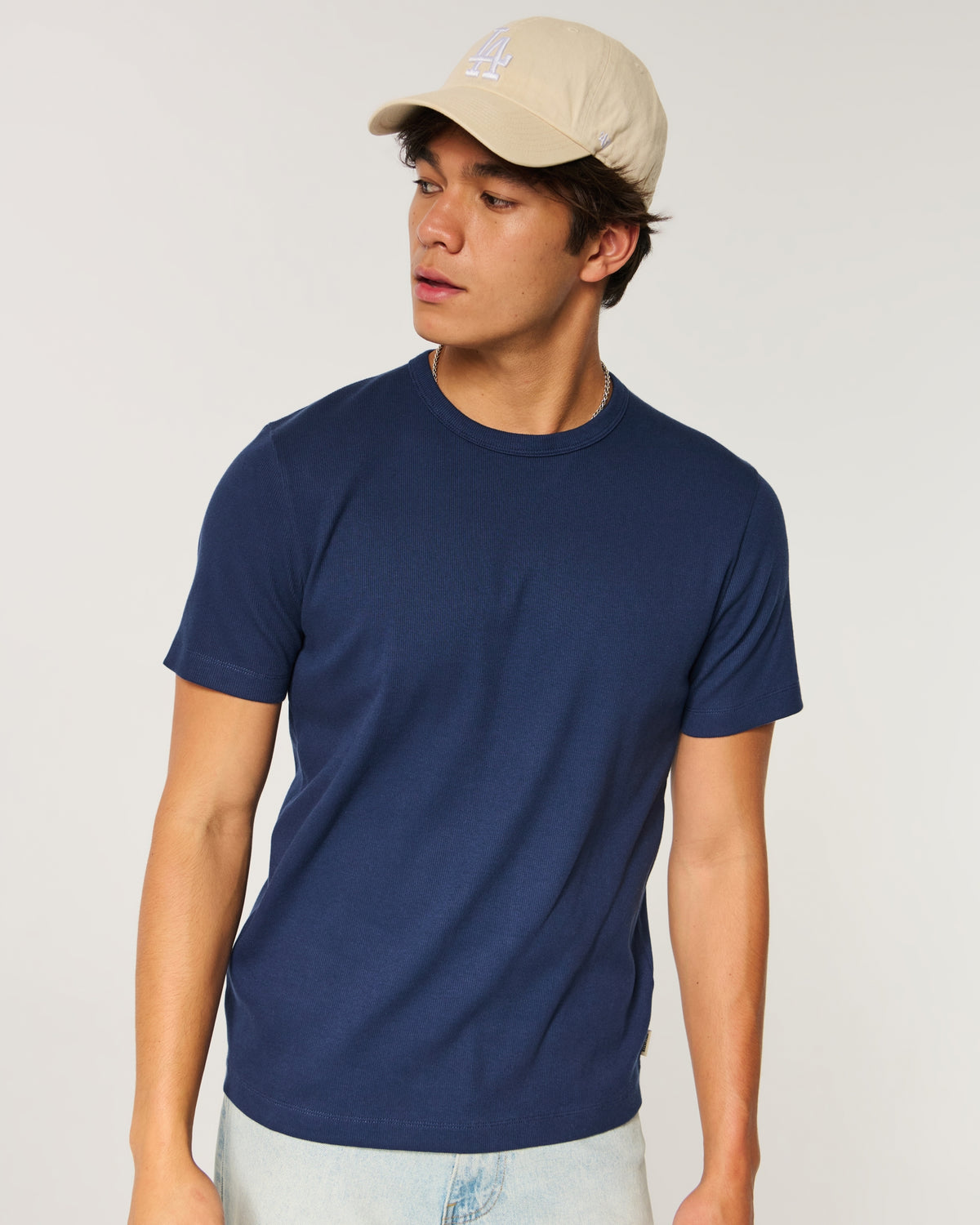 Hollister Rib Crew T-Shirt