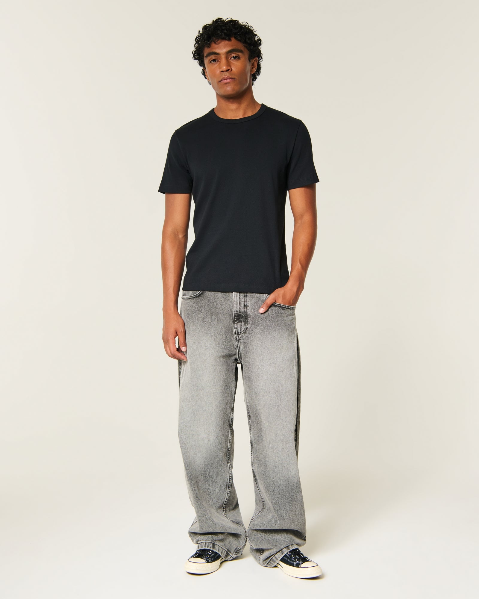 Hollister Rib Crew T-Shirt