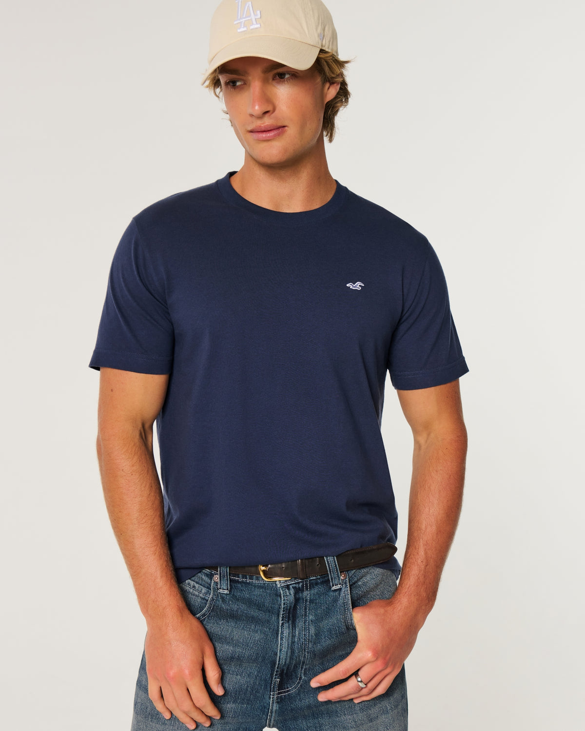 Hollister Must-Have Cotton Icon Ringer Tee