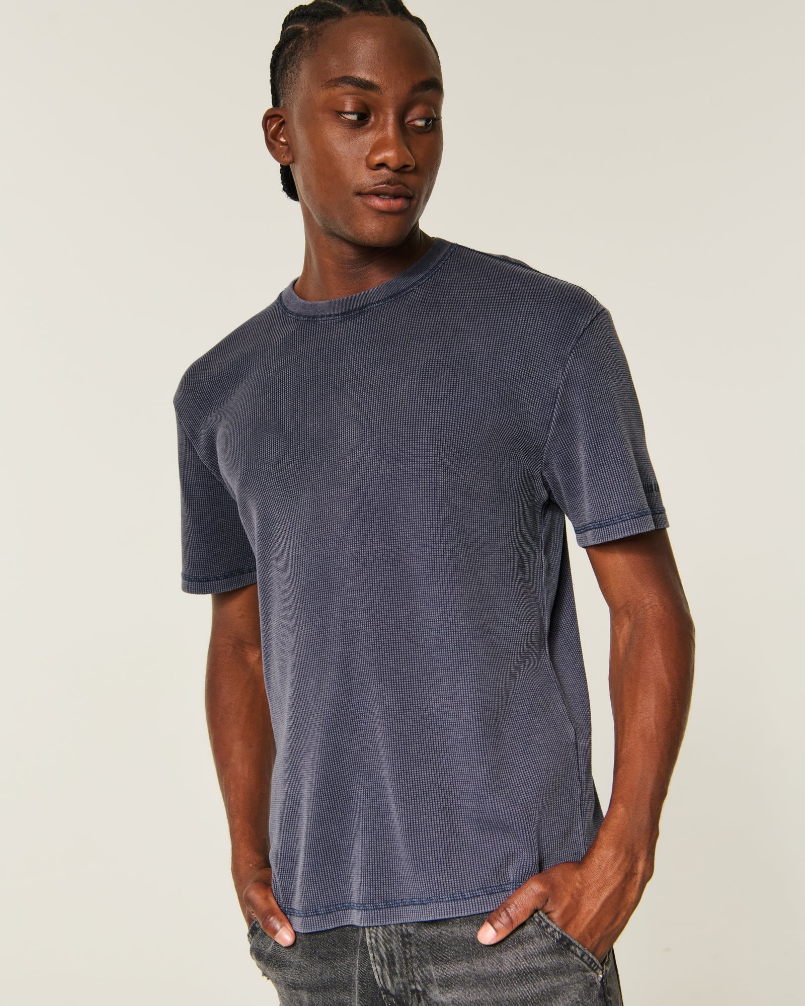 Hollister Relaxed Microthermal Crew T-Shirt