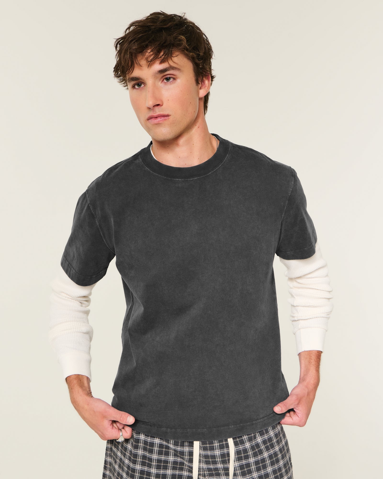 Hollister Relaxed Heavyweight Crew T-Shirt