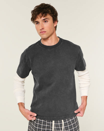Hollister Relaxed Heavyweight Crew T-Shirt