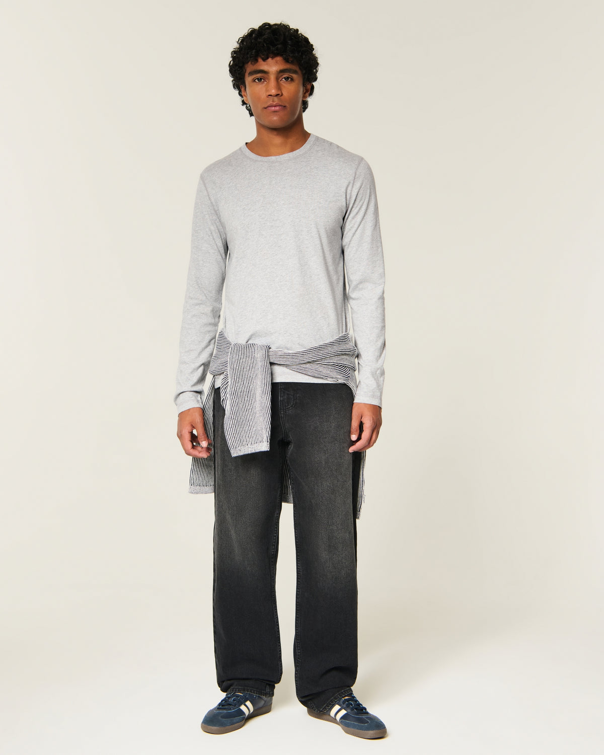 Hollister Long-Sleeve Cotton Layering T-Shirt