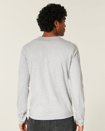 Hollister Long-Sleeve Cotton Layering T-Shirt