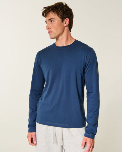 Hollister Long-Sleeve Cotton Layering T-Shirt