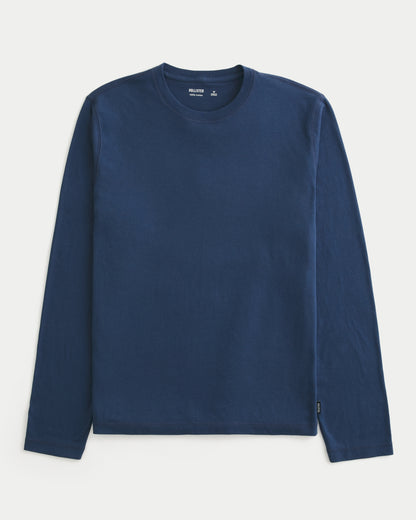 Hollister Long-Sleeve Cotton Layering T-Shirt