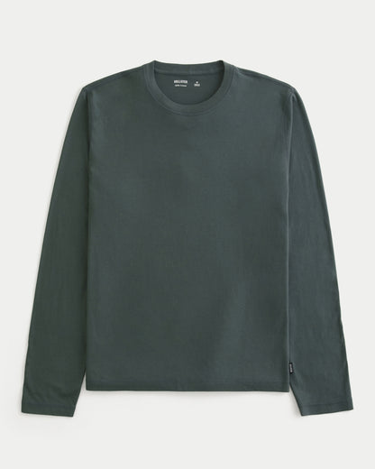 Hollister Long-Sleeve Cotton Layering T-Shirt