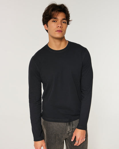 Hollister Long-Sleeve Cotton Layering T-Shirt