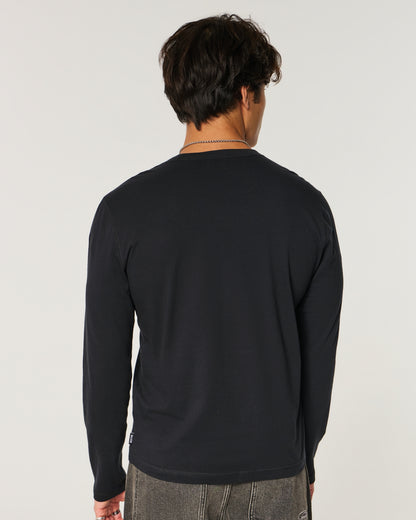 Hollister Long-Sleeve Cotton Layering T-Shirt