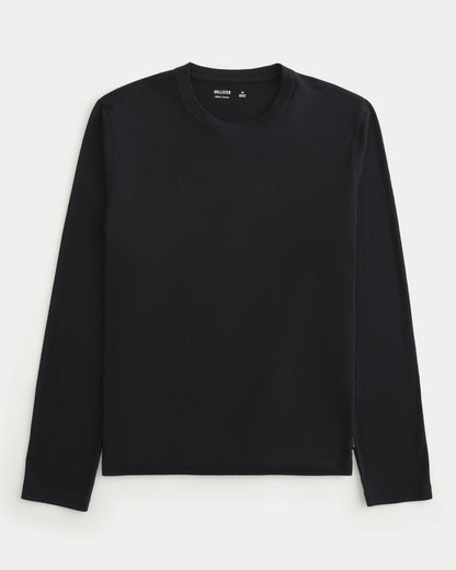 Hollister Long-Sleeve Cotton Layering T-Shirt