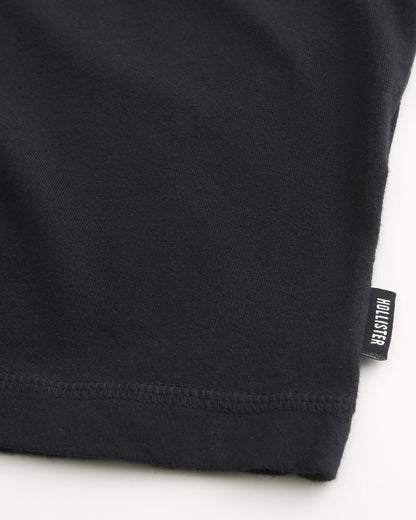 Hollister Long-Sleeve Cotton Layering T-Shirt