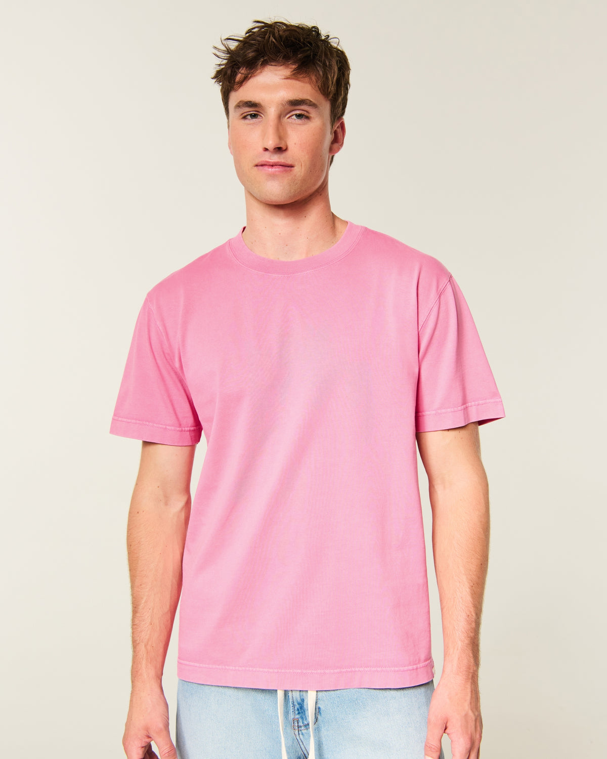 Hollister Relaxed Heavyweight Crew T-Shirt