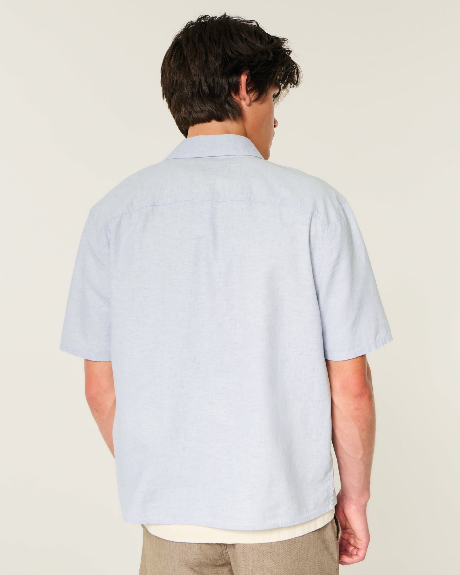 Hollister Boxy Embroidered Shirt