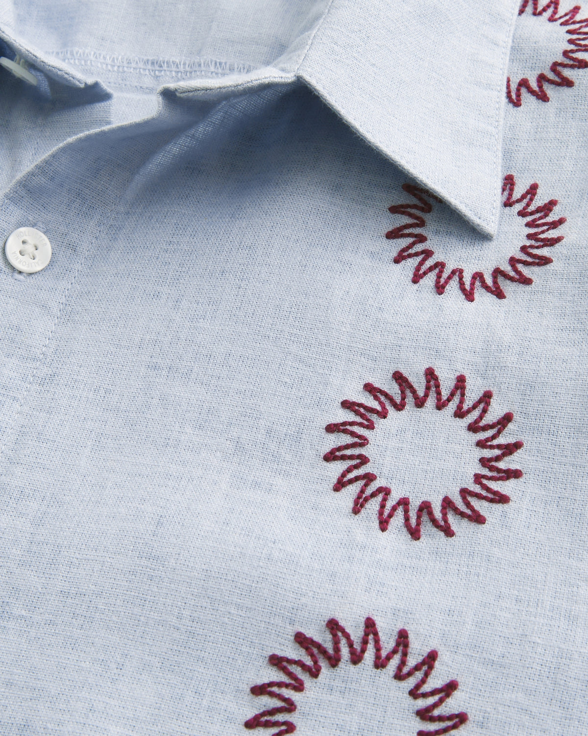 Hollister Boxy Embroidered Shirt